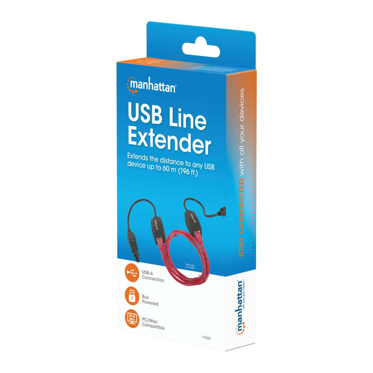 Extensor de línea USB, 12 Mbps hasta 60m Packaging Image 2