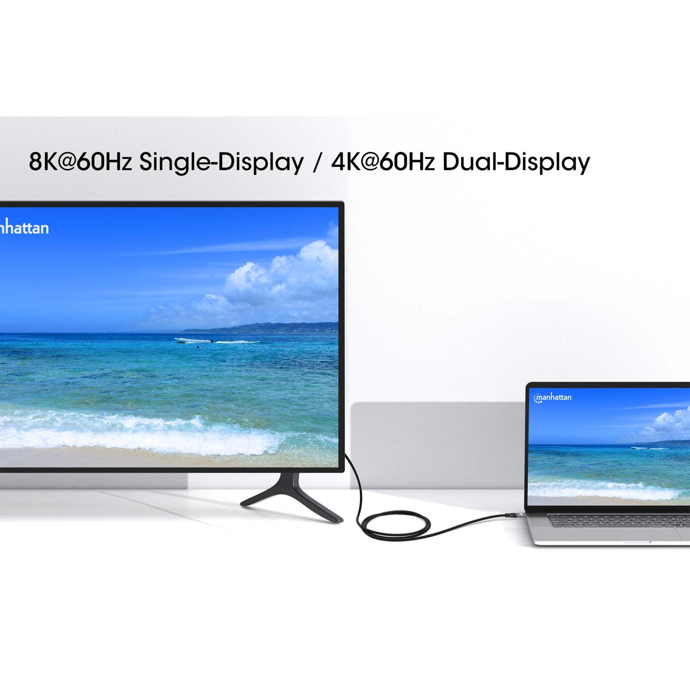Cable USB-C de carga USB4Thunderbolt 4, 40 Gbps 8K Vídeo y 240 W / PD 3.1, 2m Image 13
