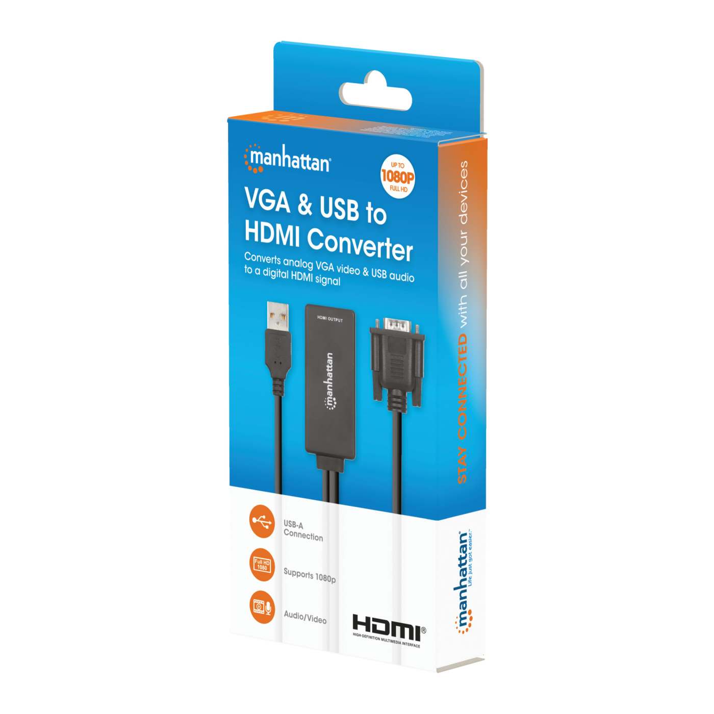 Convertidor de VGA y USB a HDMI Packaging Image 2
