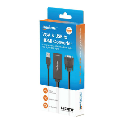 Convertidor de VGA y USB a HDMI Packaging Image 2