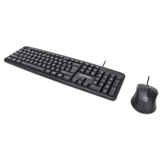 Set de teclado con cable y mouse óptico Image 1