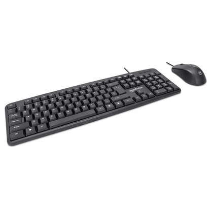 Set de teclado con cable y mouse óptico Image 3
