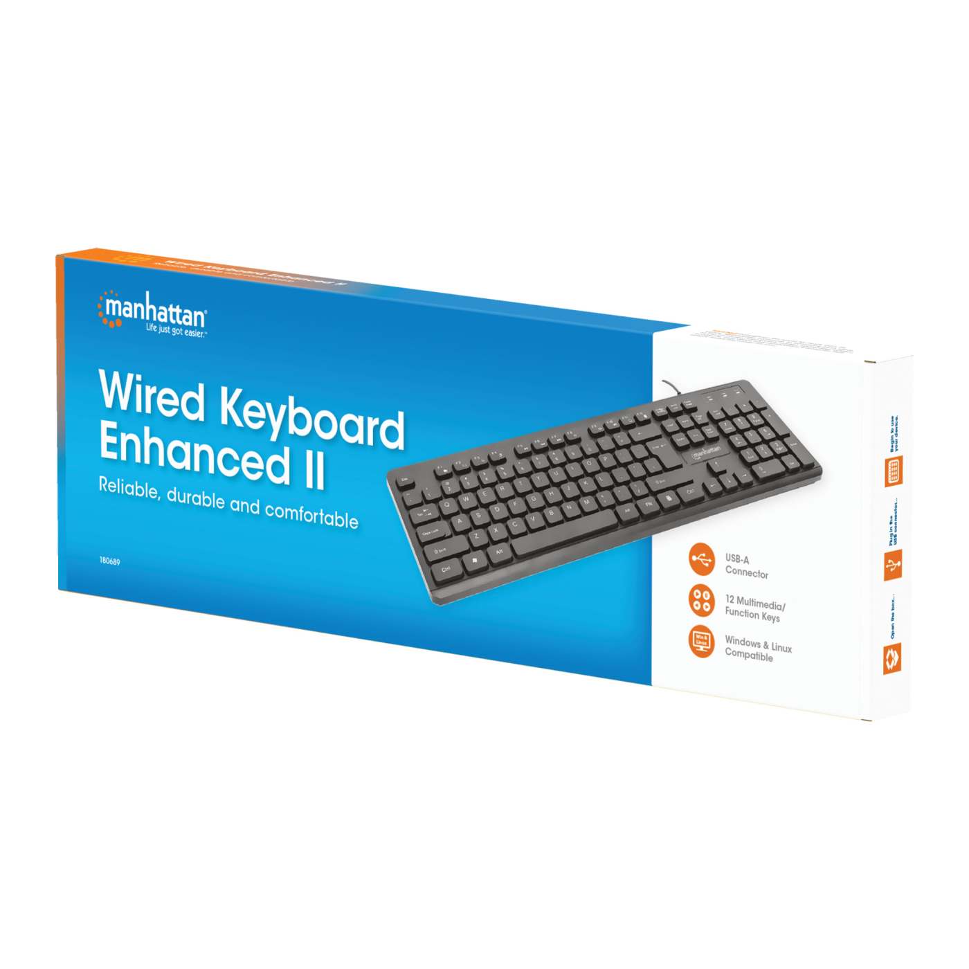Teclado con cable mejorado II Packaging Image 2