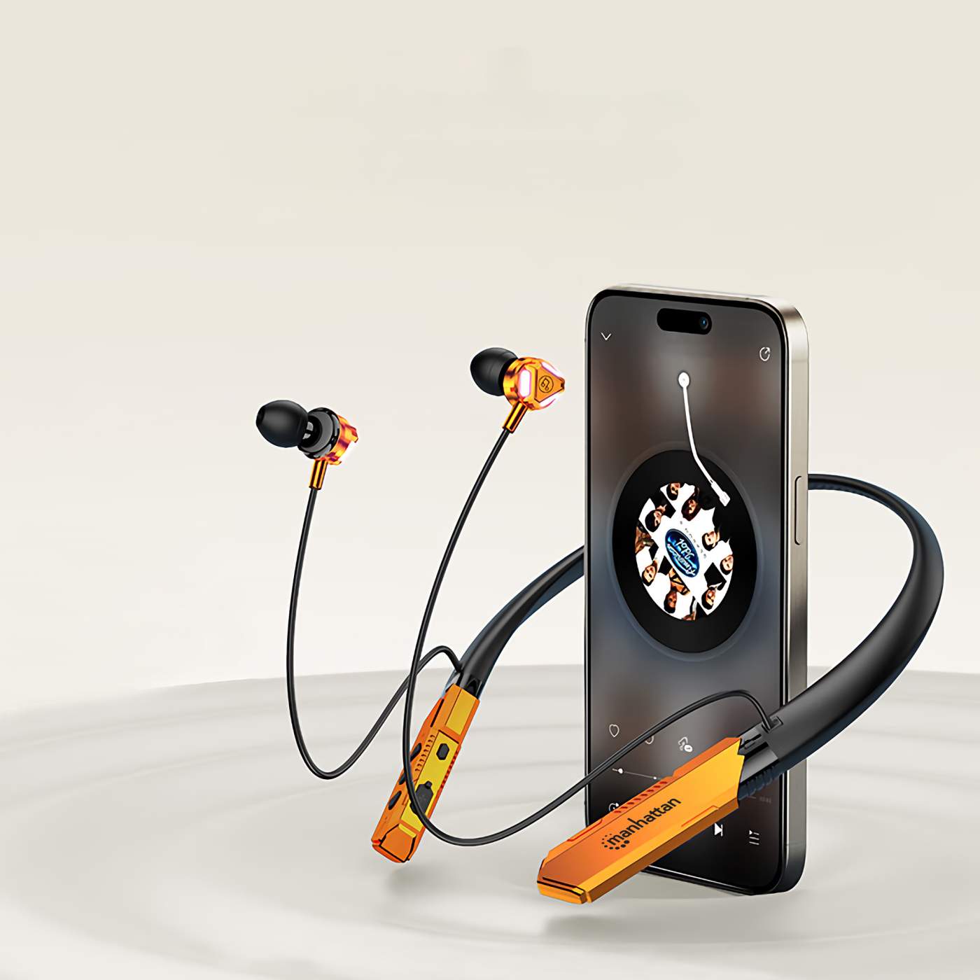 Auriculares deportivos inalámbricos con banda para el cuello Image 3